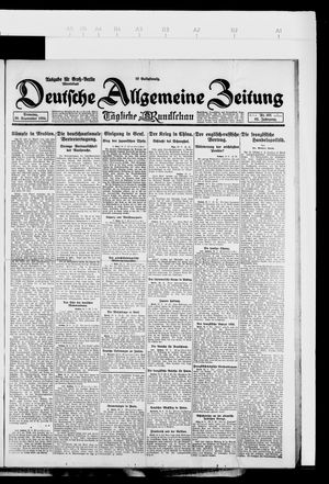Deutsche allgemeine Zeitung vom 30.09.1924