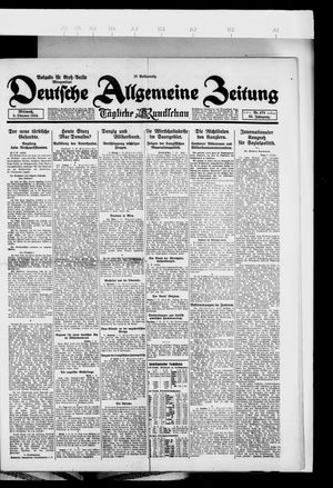 Deutsche allgemeine Zeitung vom 08.10.1924