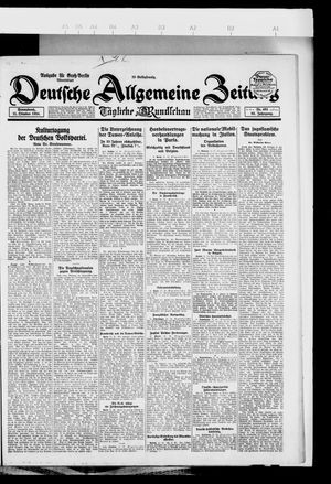 Deutsche allgemeine Zeitung vom 11.10.1924