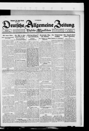 Deutsche allgemeine Zeitung vom 17.10.1924