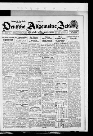 Deutsche allgemeine Zeitung vom 18.10.1924