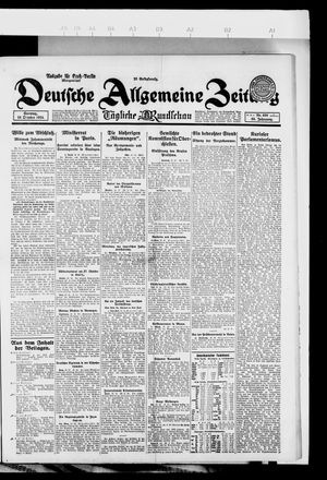 Deutsche allgemeine Zeitung vom 19.10.1924
