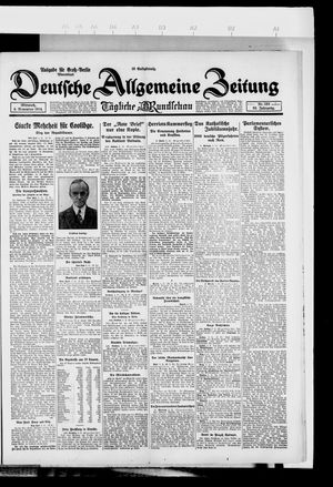 Deutsche allgemeine Zeitung vom 05.11.1924