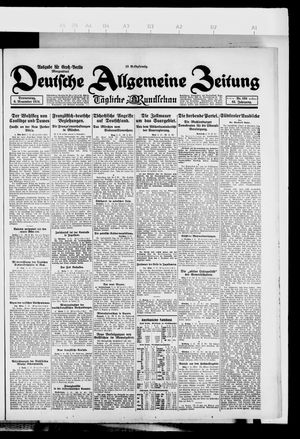 Deutsche allgemeine Zeitung vom 06.11.1924