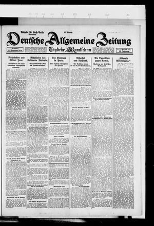 Deutsche allgemeine Zeitung vom 11.11.1924