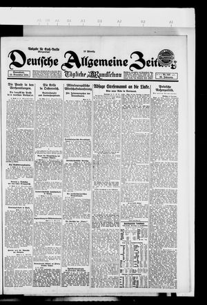 Deutsche allgemeine Zeitung vom 15.11.1924