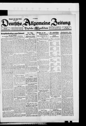 Deutsche allgemeine Zeitung on Nov 17, 1924