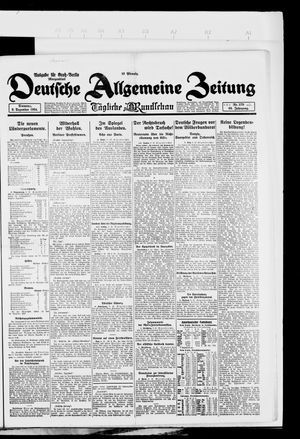 Deutsche allgemeine Zeitung vom 09.12.1924