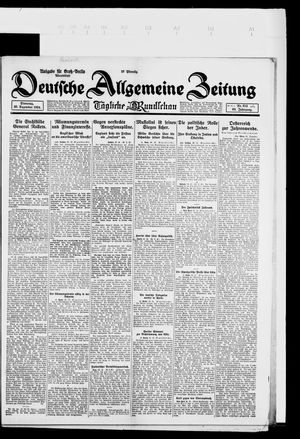 Deutsche allgemeine Zeitung vom 30.12.1924