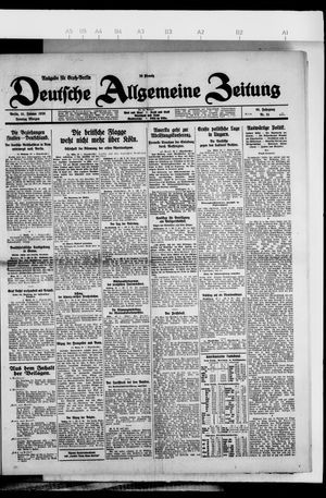 Deutsche allgemeine Zeitung vom 31.01.1926