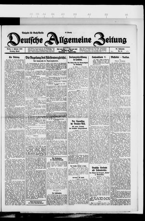 Deutsche allgemeine Zeitung vom 02.02.1926