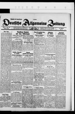 Deutsche allgemeine Zeitung vom 14.06.1926