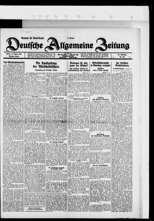 Deutsche allgemeine Zeitung vom 19.10.1926