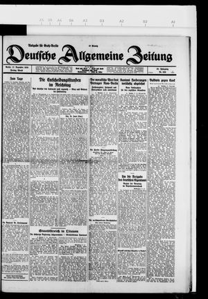 Deutsche allgemeine Zeitung vom 17.12.1926