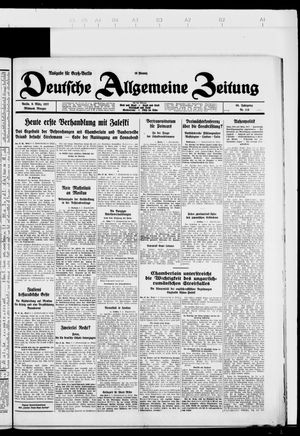 Deutsche allgemeine Zeitung vom 09.03.1927