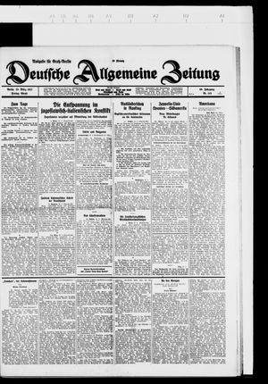 Deutsche allgemeine Zeitung vom 25.03.1927