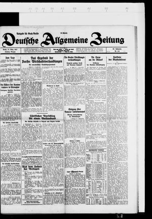 Deutsche allgemeine Zeitung vom 27.03.1927