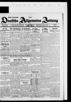Deutsche allgemeine Zeitung vom 30.03.1927
