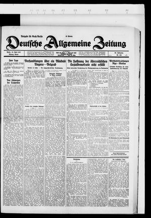 Deutsche allgemeine Zeitung vom 25.04.1927