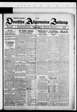 Deutsche allgemeine Zeitung vom 01.05.1927