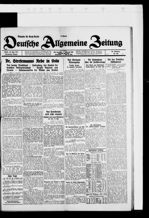 Deutsche allgemeine Zeitung vom 30.06.1927