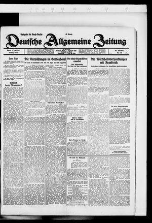 Deutsche allgemeine Zeitung vom 11.07.1927