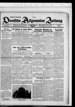 Deutsche allgemeine Zeitung vom 05.11.1927