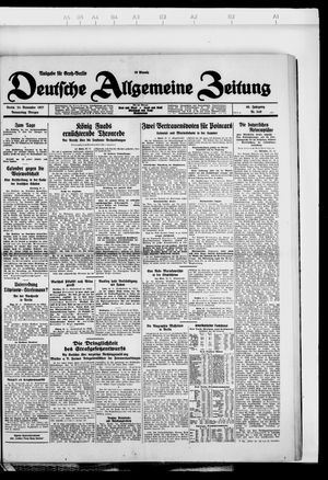 Deutsche allgemeine Zeitung vom 24.11.1927