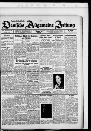Deutsche allgemeine Zeitung vom 25.11.1927