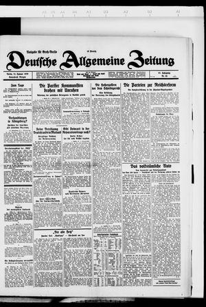 Deutsche allgemeine Zeitung vom 21.01.1928