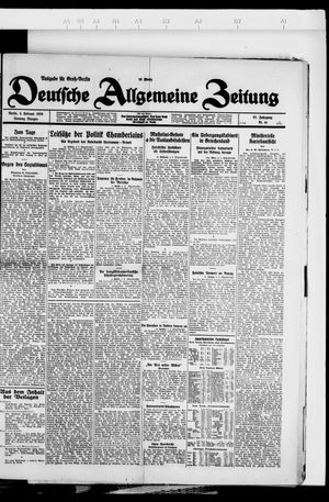 Deutsche allgemeine Zeitung vom 05.02.1928