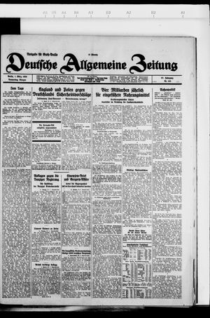 Deutsche allgemeine Zeitung vom 01.03.1928