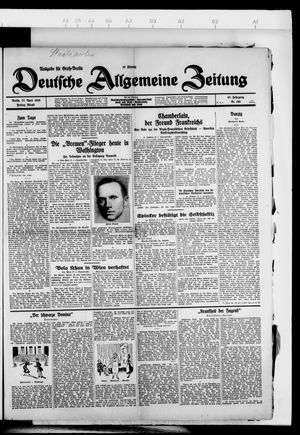 Deutsche allgemeine Zeitung on Apr 27, 1928