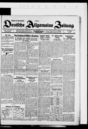 Deutsche allgemeine Zeitung vom 26.06.1928