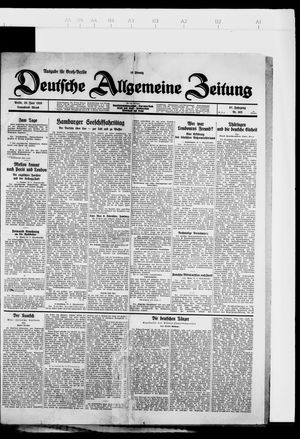 Deutsche allgemeine Zeitung vom 30.06.1928