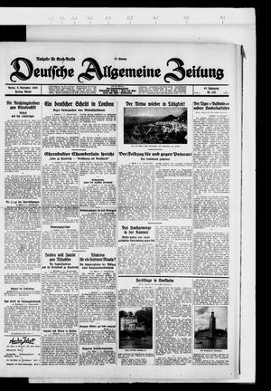 Deutsche allgemeine Zeitung vom 09.11.1928