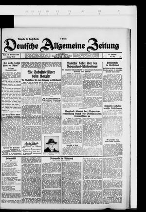 Deutsche allgemeine Zeitung vom 30.11.1928