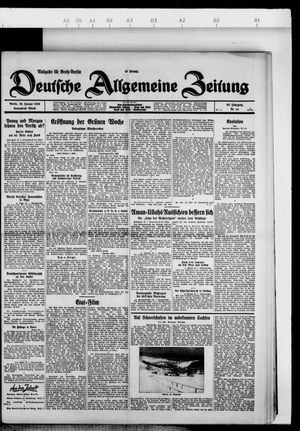 Deutsche allgemeine Zeitung vom 26.01.1929