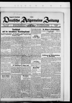 Deutsche allgemeine Zeitung on May 21, 1929