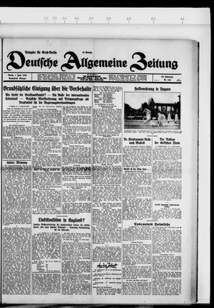 Deutsche allgemeine Zeitung on Jun 1, 1929