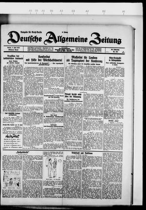 Deutsche allgemeine Zeitung vom 03.07.1929