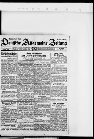 Deutsche allgemeine Zeitung vom 10.09.1929