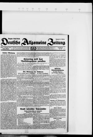 Deutsche allgemeine Zeitung vom 13.09.1929