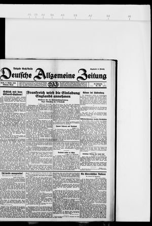 Deutsche allgemeine Zeitung vom 09.10.1929