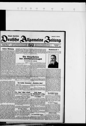 Deutsche allgemeine Zeitung on Oct 22, 1929