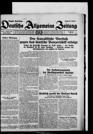 Deutsche allgemeine Zeitung vom 14.02.1930
