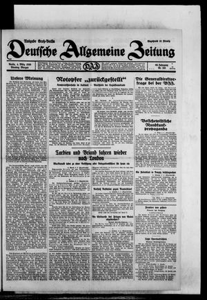 Deutsche allgemeine Zeitung vom 04.03.1930