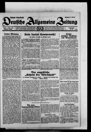 Deutsche allgemeine Zeitung vom 05.03.1930
