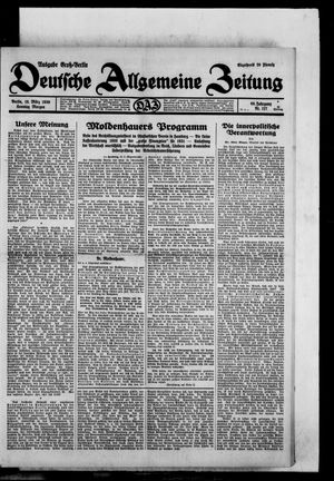 Deutsche allgemeine Zeitung vom 16.03.1930