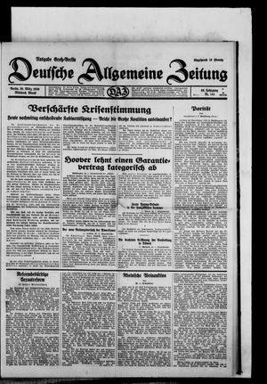 Deutsche allgemeine Zeitung vom 26.03.1930